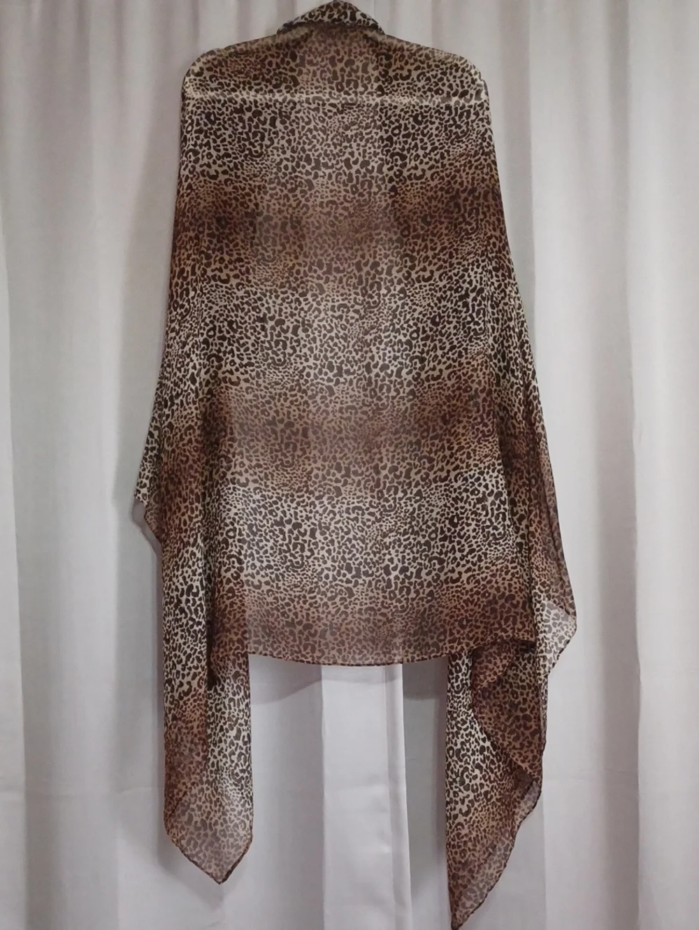 Oversized Leapord Cheetah Print Scarf Shawl Wrap 68×42 Oversized Animal Print